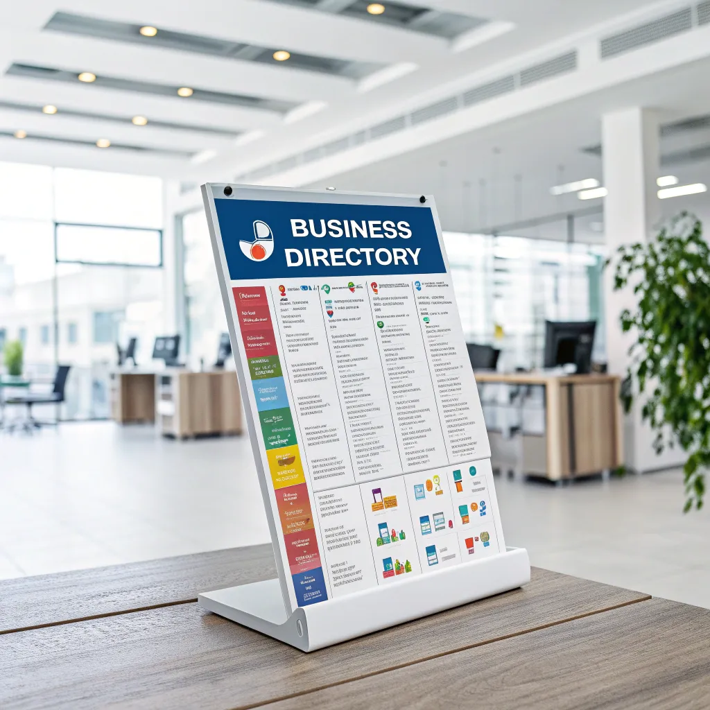 Business directory illustration